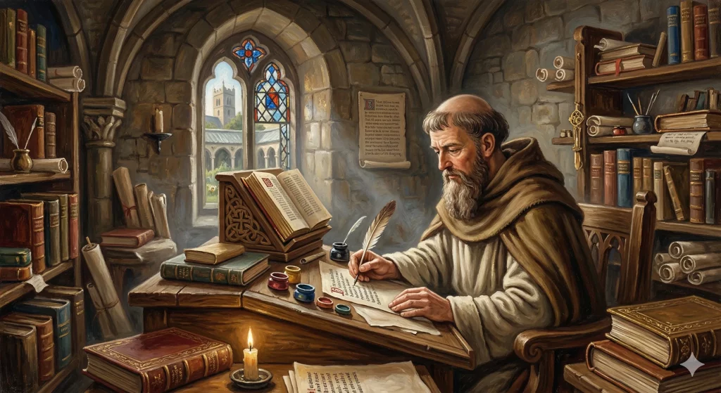 St Paul's Church Jarrow, part of the twin monastery of Wearmouth-Jarrow where the Venerable Bede lived and wrote