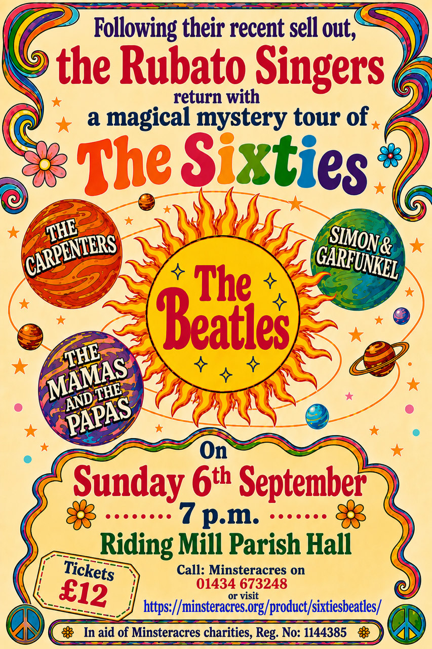 The Rubato Singers Present: A Magical Mystery Tour of The Sixties
